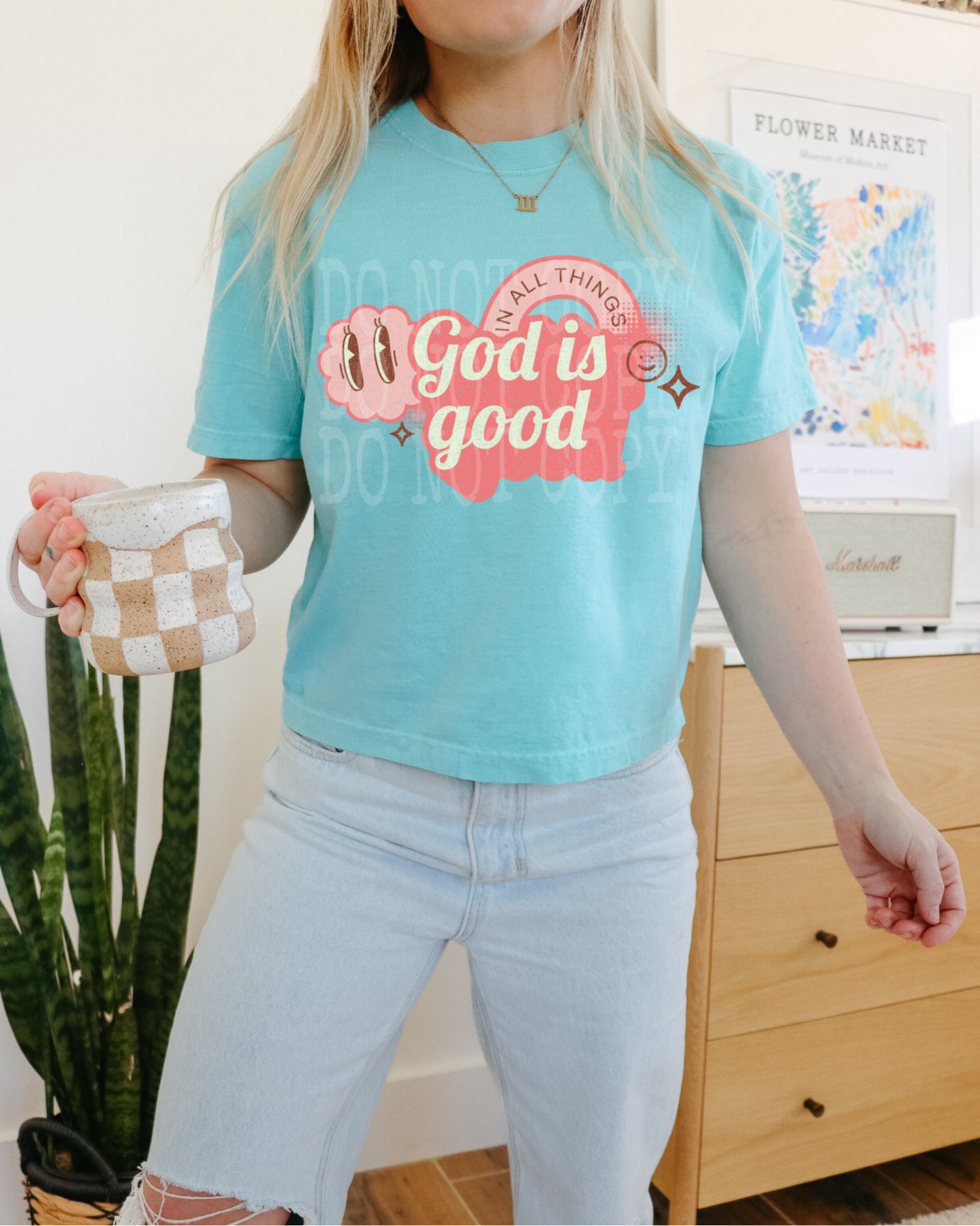 God Is Good #4556 - Ready to Press DTF Transfer Full Color - Pro Blanks