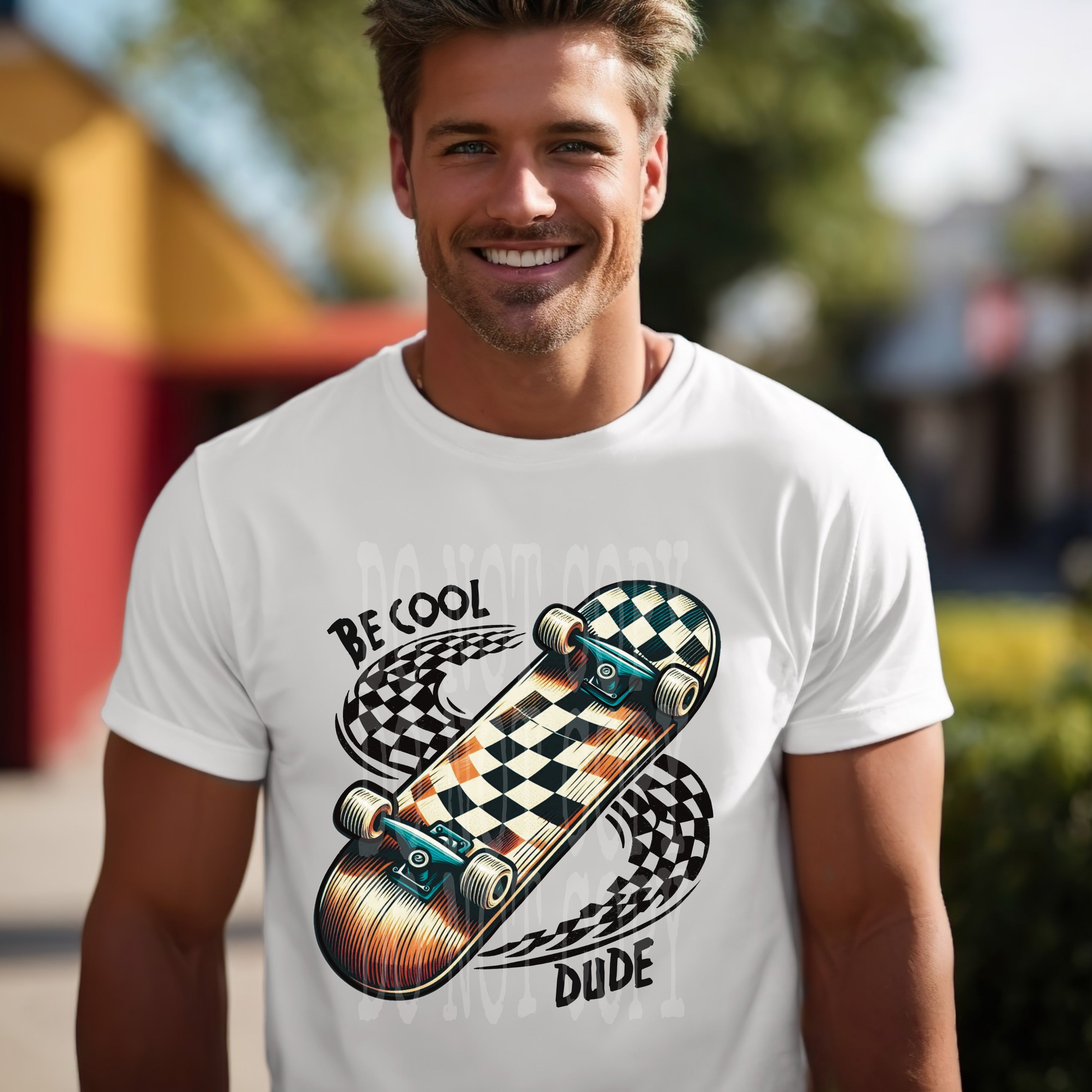 Be Cool Dude #4571 - Ready to Press DTF Transfer Full Color – Pro Blanks