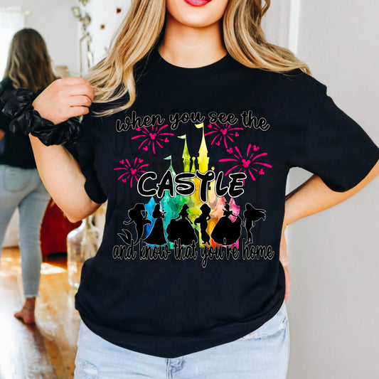 When You See The Castle #4588 - Ready to Press DTF Transfer Full Color