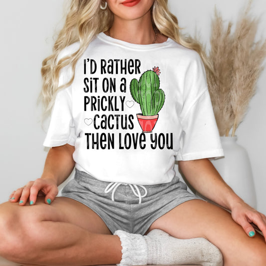 Prickly Cactus #4595 - Ready to Press DTF Transfer Full Color - Pro Blanks