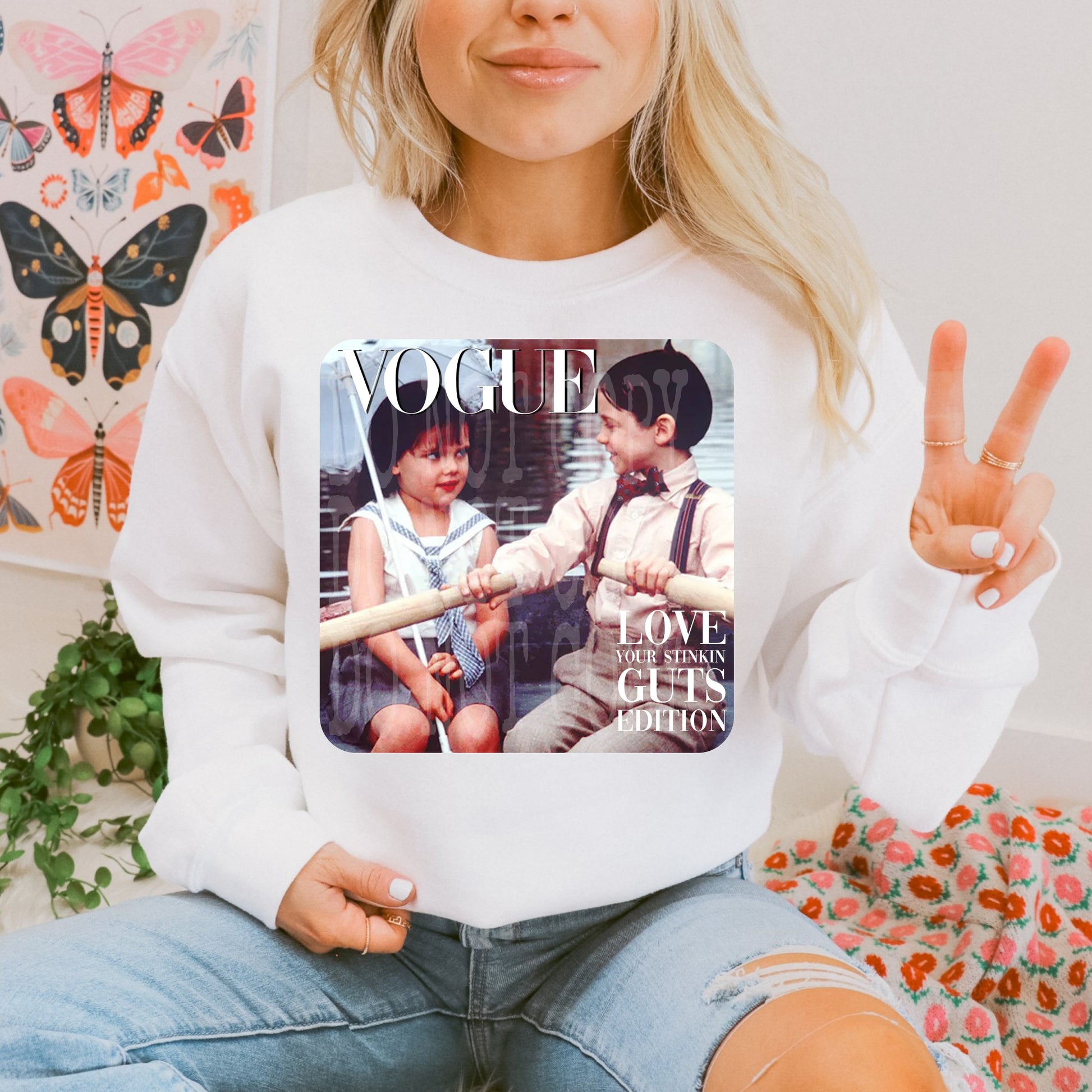 Vogue - Love Your Stinkin Guts Edition #4606 - Ready to Press DTF Transfer Full Color - Pro Blanks