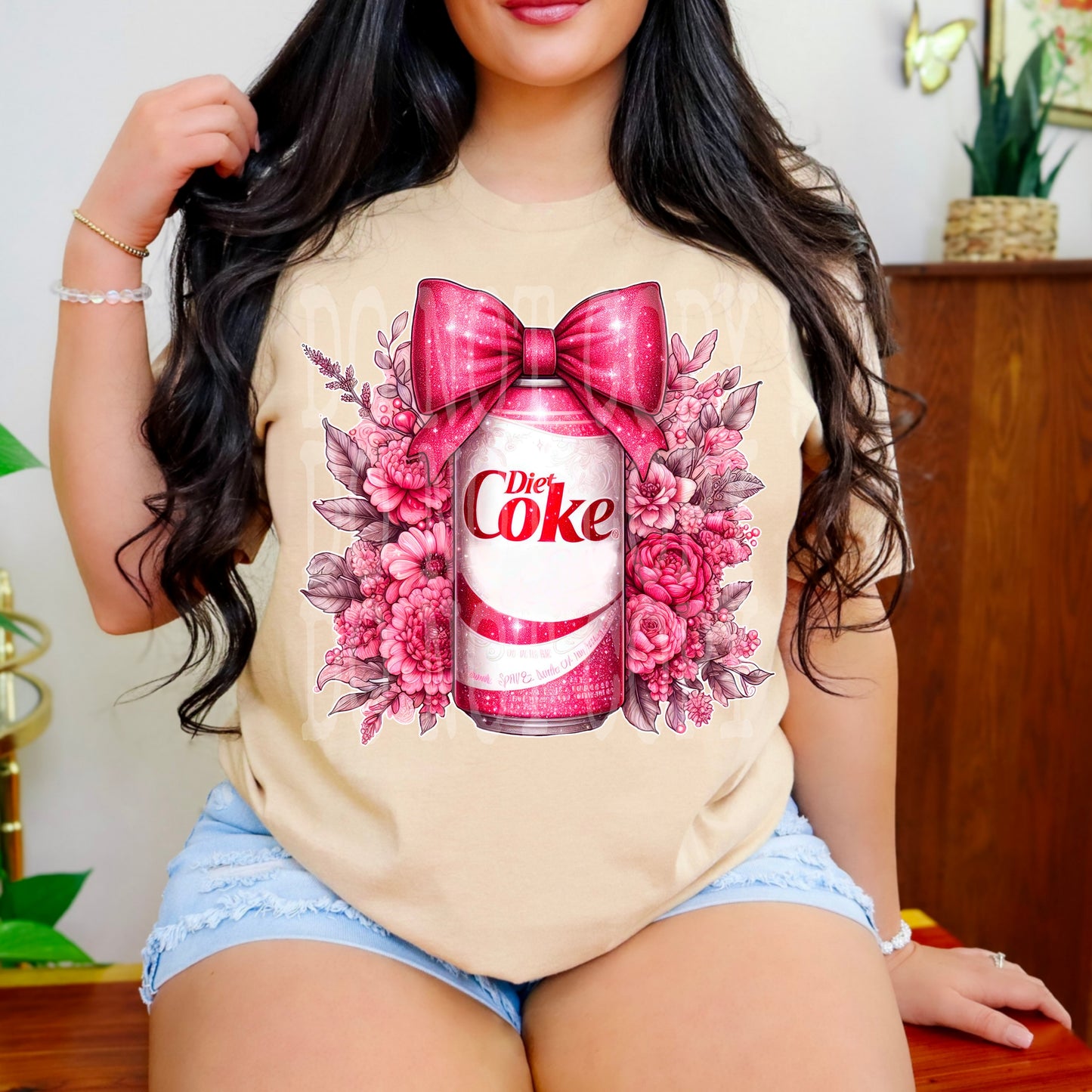 Coquette Diet Coke #4613 - Ready to Press DTF Transfer Full Color - Pro Blanks