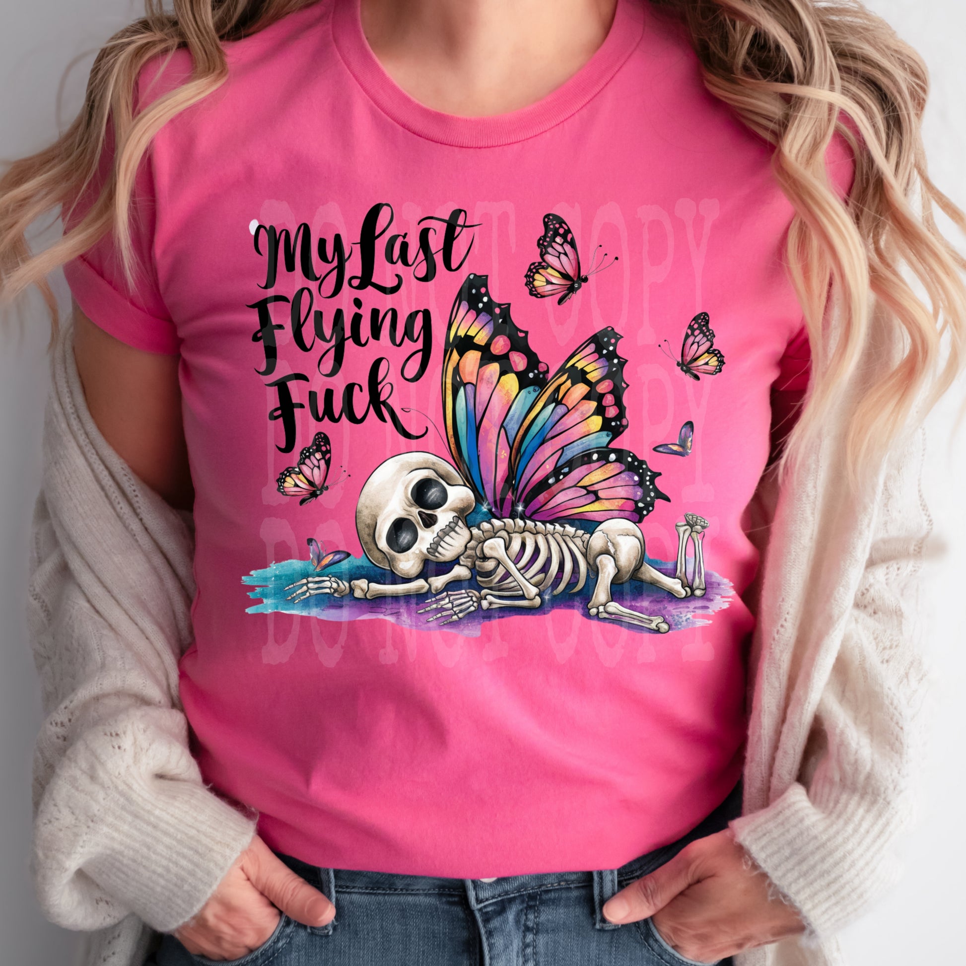 My Last Flying F #4624 - Ready to Press DTF Transfer Full Color - Pro Blanks