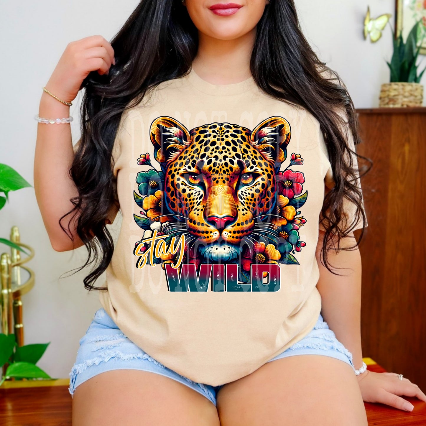 Stay Wild #4676 - Ready to Press DTF Transfer Full Color - Pro Blanks