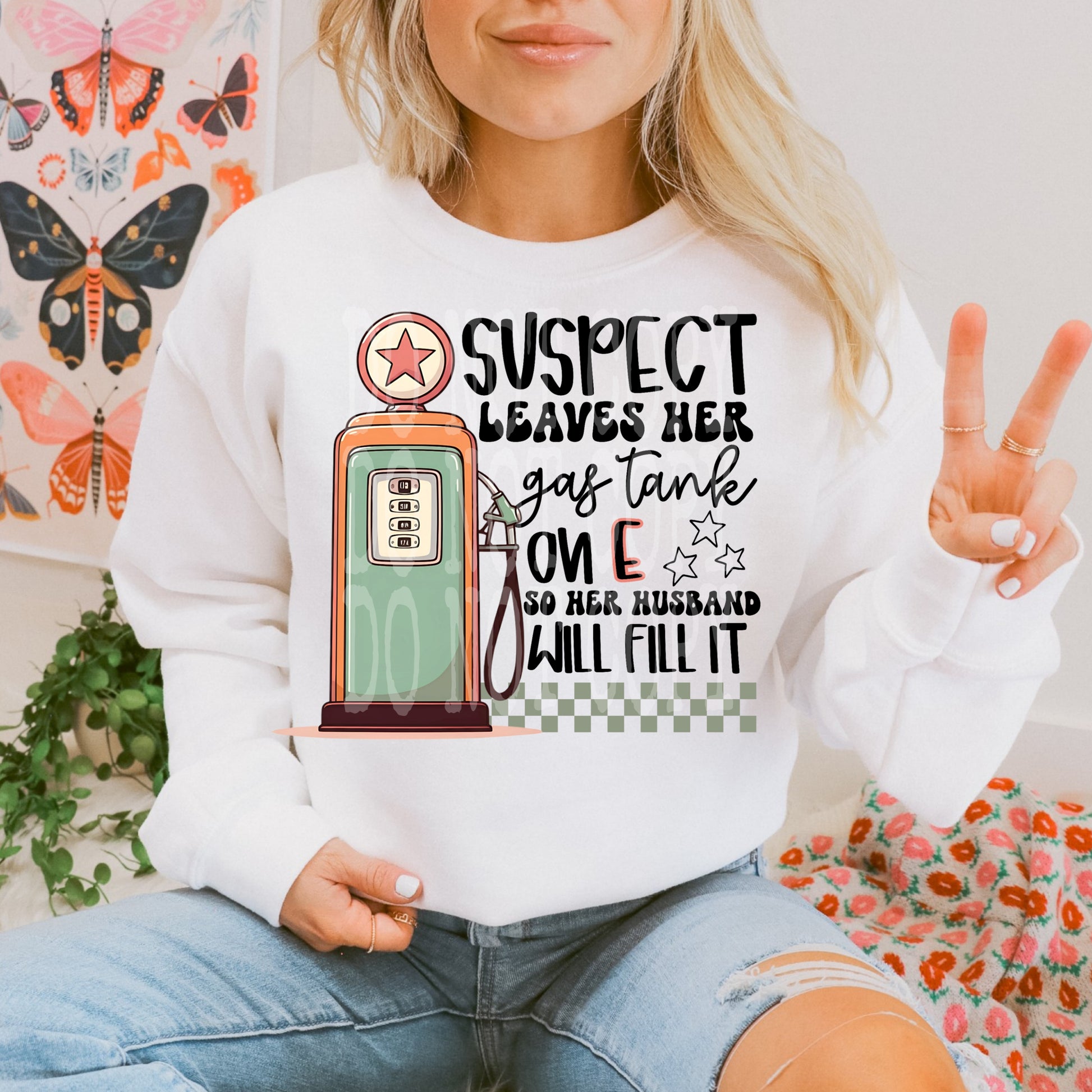 Suspect Gas Tank #4628 - Ready to Press DTF Transfer Full Color - Pro Blanks