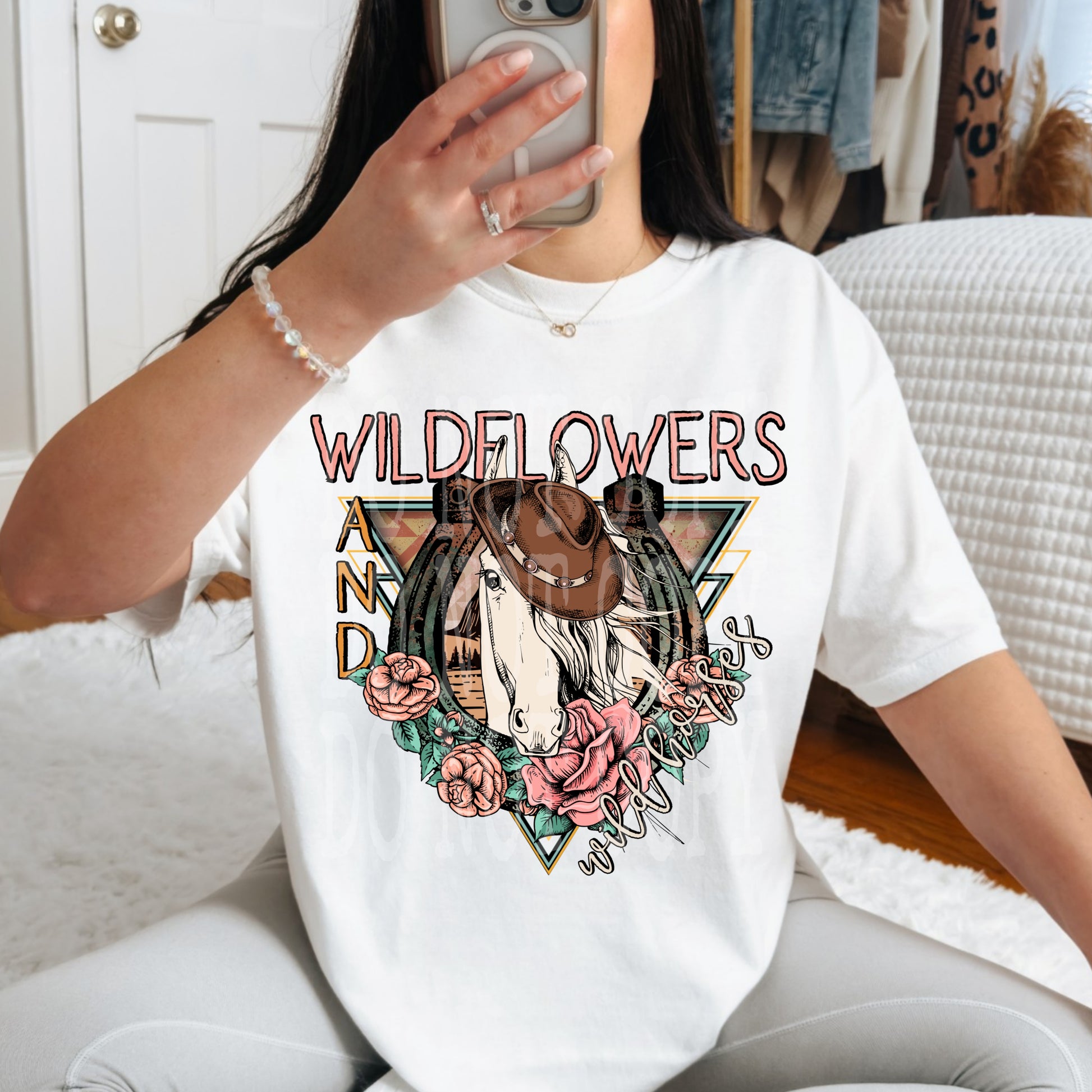 Wildflowers #4641 - Ready to Press DTF Transfer Full Color - Pro Blanks