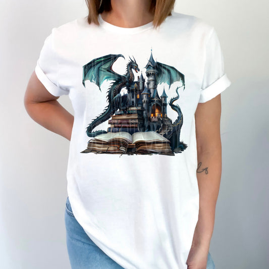 Fantasy Dragon #4657 - Ready to Press DTF Transfer Full Color - Pro Blanks