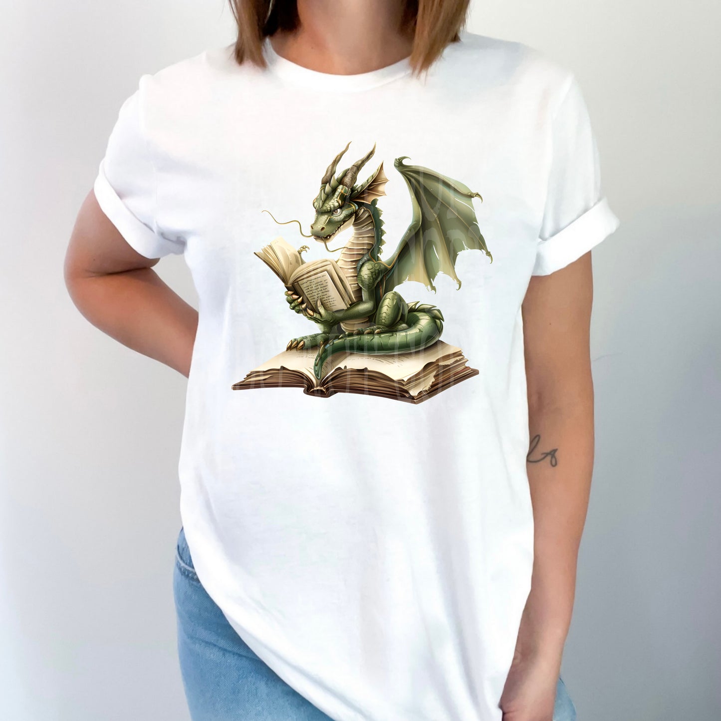 Green Dragon #4656 - Ready to Press DTF Transfer Full Color - Pro Blanks