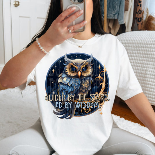 Guided By The Stars #4655 - Ready to Press DTF Transfer Full Color - Pro Blanks