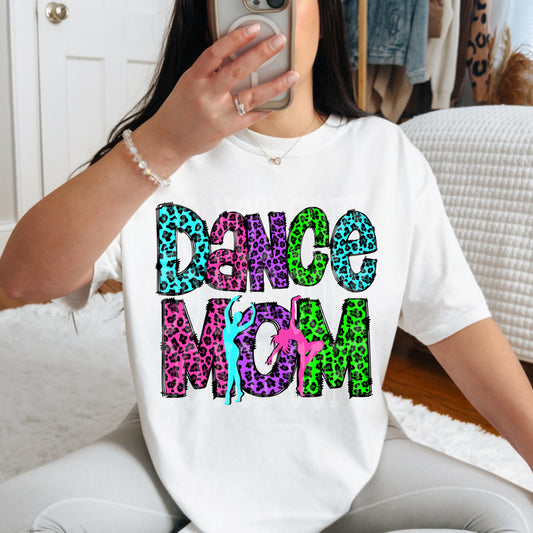 Dance Mom Leopard #4759 - Ready to Press DTF Transfer Full Color - Pro Blanks