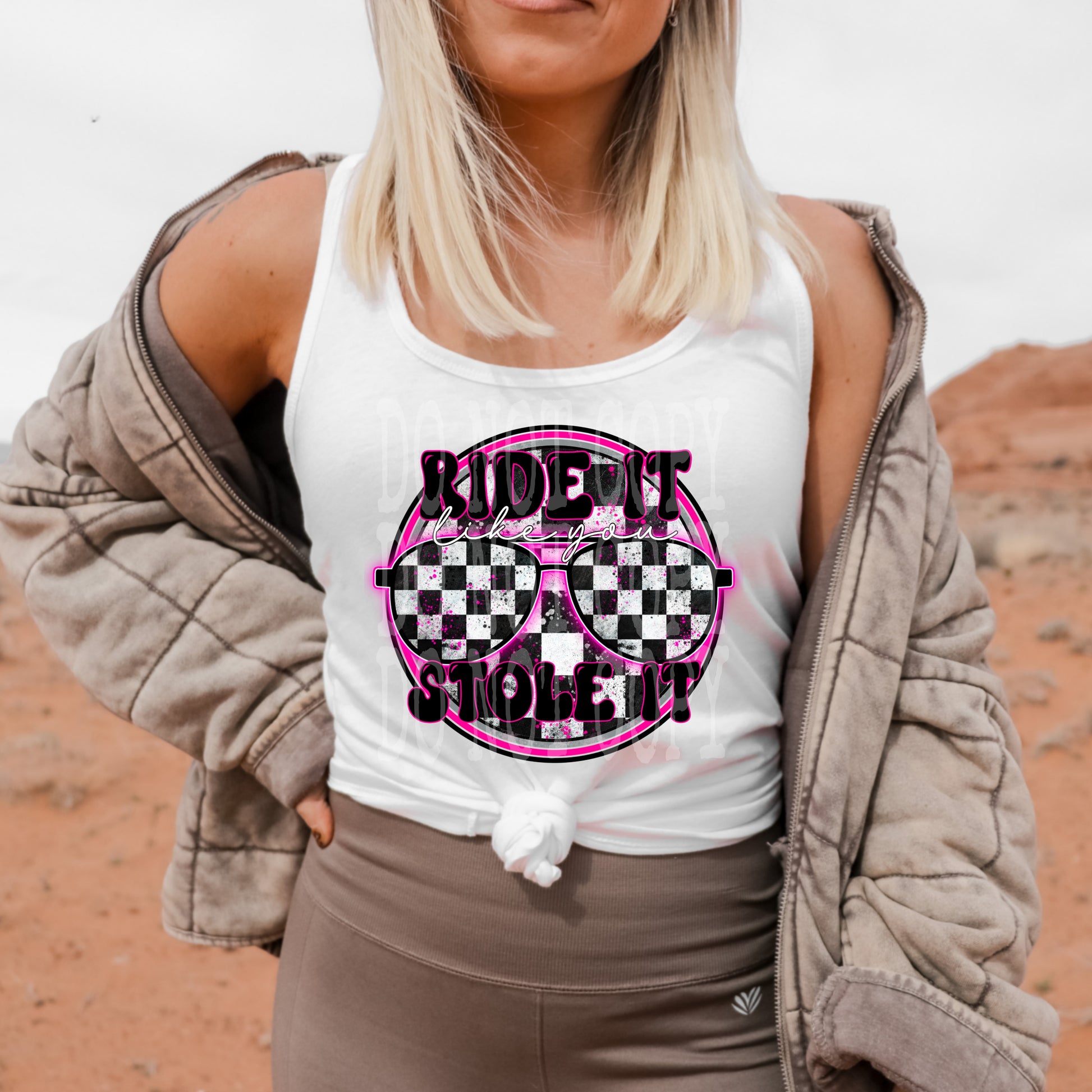 Ride It #4749 - Ready to Press DTF Transfer Full Color - Pro Blanks