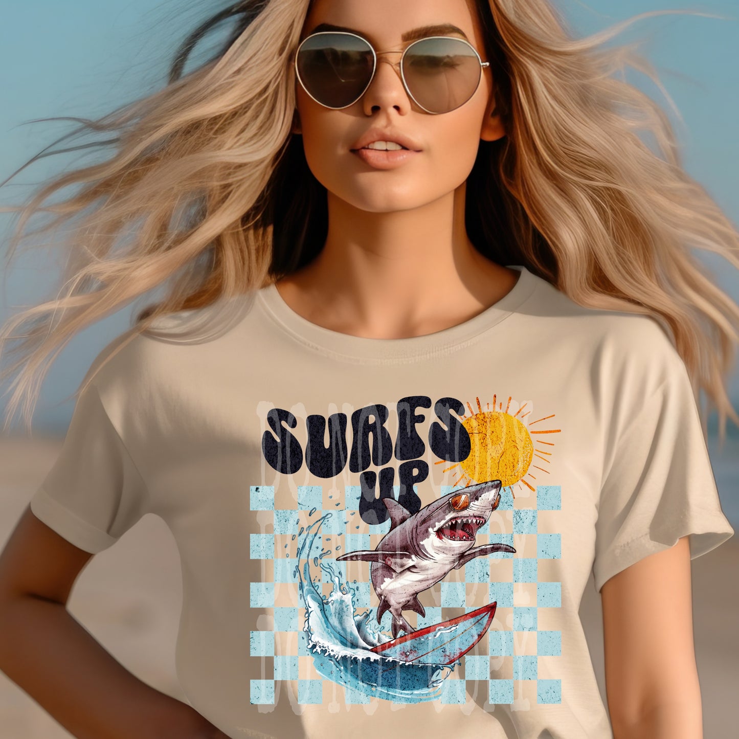 Surfs Up #4763 - Ready to Press DTF Transfer Full Color
