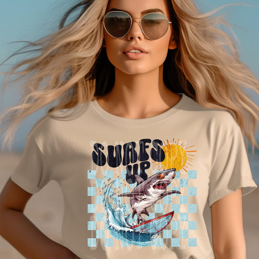 Surfs Up #4763 - Ready to Press DTF Transfer Full Color