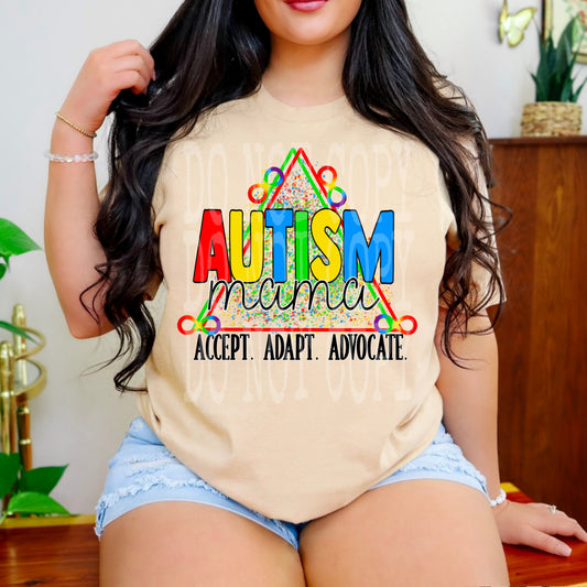 Autism Infinity #4792 - Ready to Press DTF Transfer Full Color