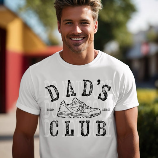 Dad's Club #4815 - Ready to Press DTF Transfer Full Color