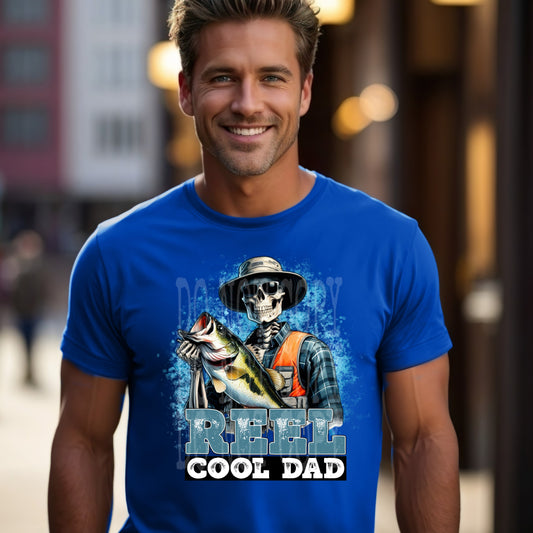Reel Cool Dad #4812 - Ready to Press DTF Transfer Full Color