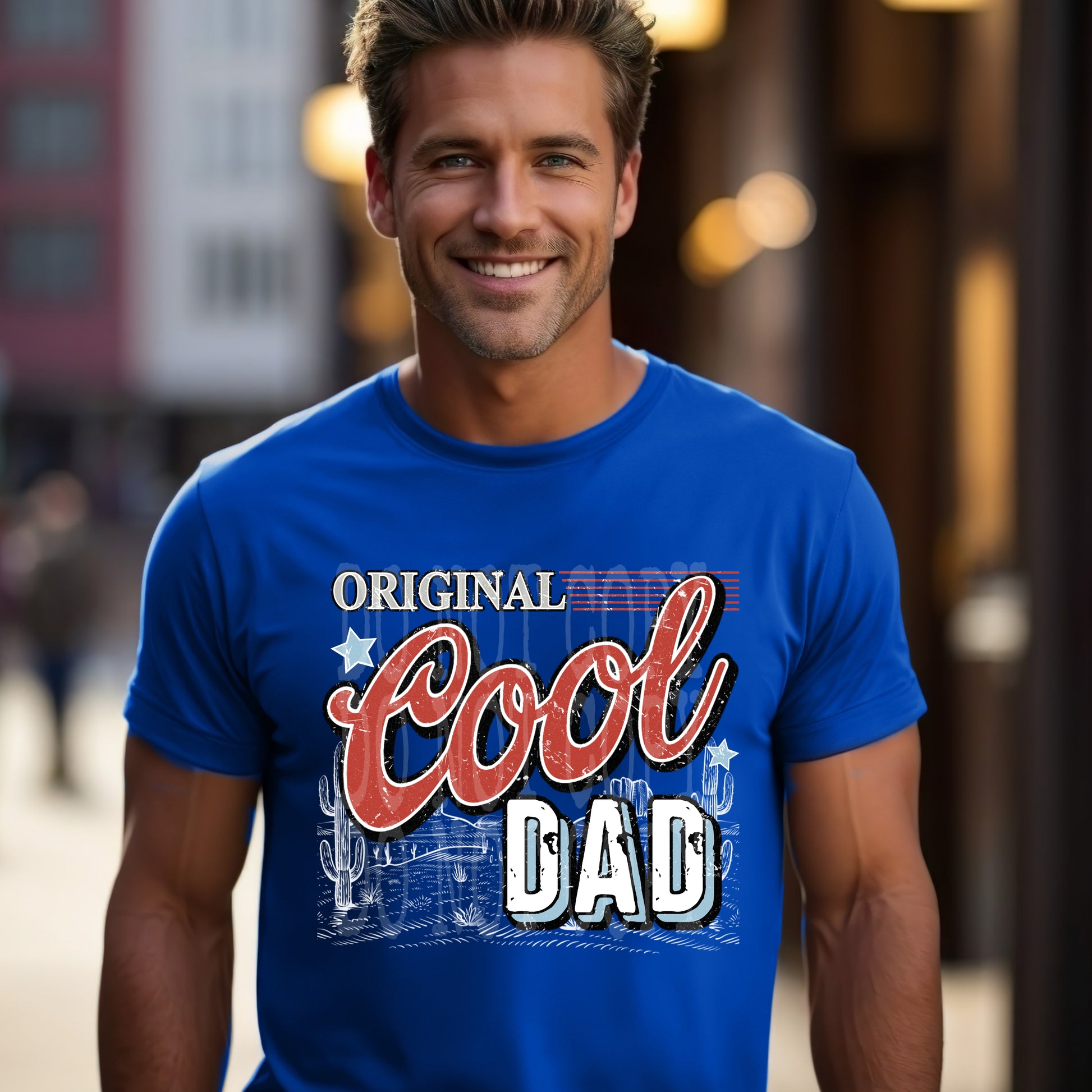 Cool Dad #4807 - Ready to Press DTF Transfer Full Color - Pro Blanks