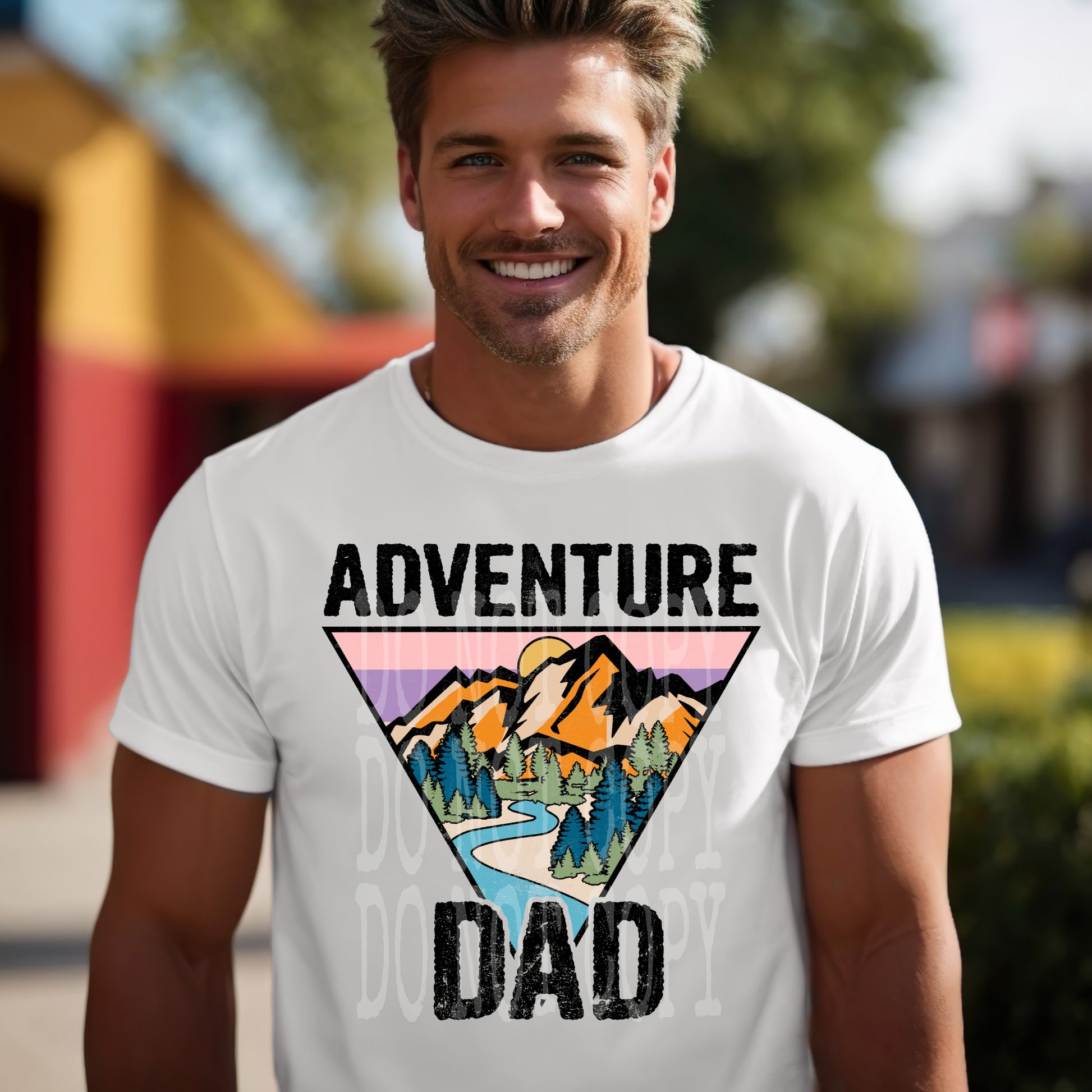 Adventure Dad #4804 - Ready to Press DTF Transfer Full Color - Pro Blanks