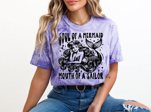 Soul Of A Mermaid #4972 - Ready to Press DTF Transfer Full Color