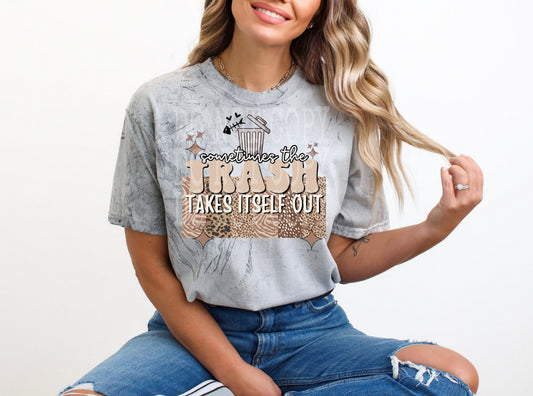 Sometimes The Trash #4889 - Ready to Press DTF Transfer Full Color