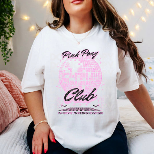 Pink Pony Club #4926 - Ready to Press DTF Transfer Full Color - Pro Blanks