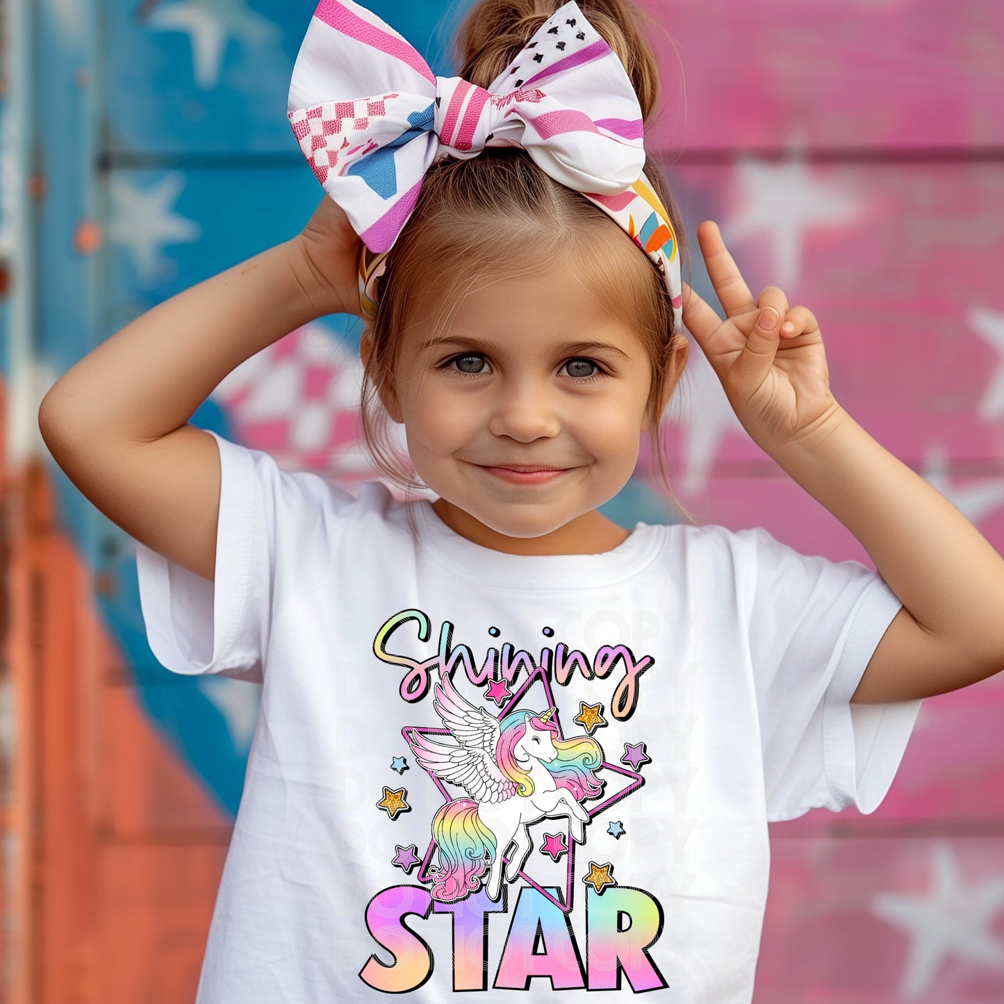 Shining Star #4942 - Ready to Press DTF Transfer Full Color - Pro Blanks