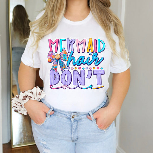 Mermaid Hair #5096 - Ready to Press DTF Transfer Full Color - Pro Blanks