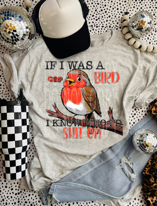If I Was A Bird #5194 - Ready to Press DTF Transfer Full Color - Pro Blanks