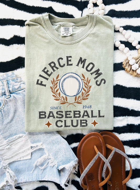 Fierce Moms Baseball Club #5253 - Ready to Press DTF Transfer Full Color - Pro Blanks