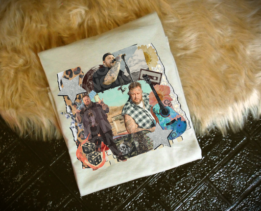 Vintage Jelly Roll Collage #5286 - Ready to Press DTF Transfer Full Color