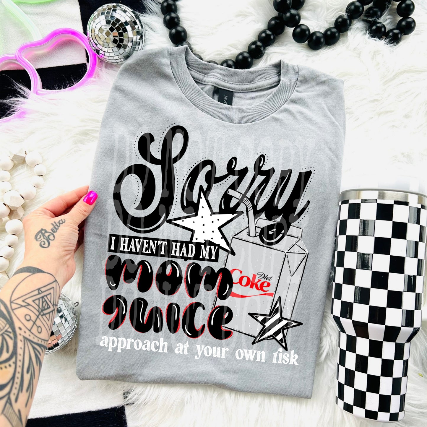 Mom Juice Diet Coke #5293 - Ready to Press DTF Transfer Full Color