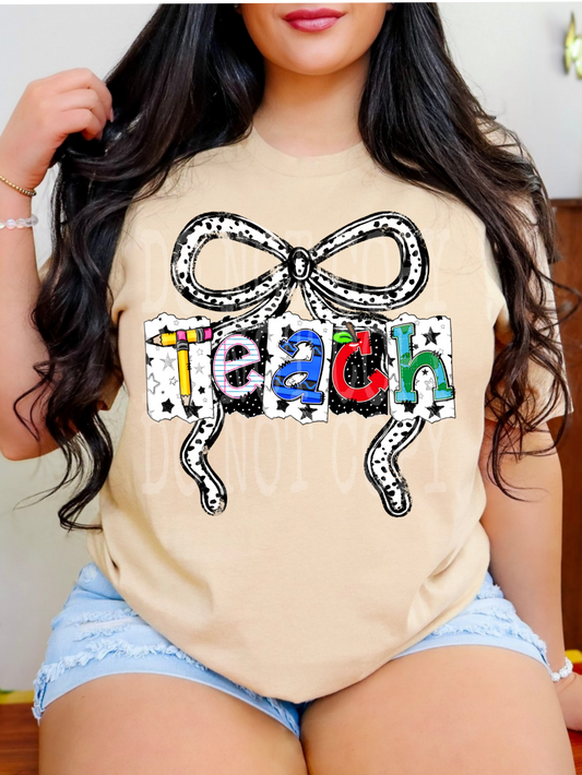 Teach Preppy #5379 - Ready to Press DTF Transfer Full Color