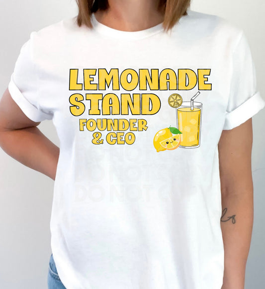 Lemonade Stand #5405 - Ready to Press DTF Transfer Full Color
