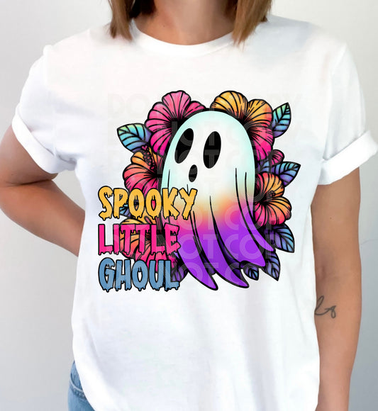 Spooky Little Ghoul #5401 - Ready to Press DTF Transfer Full Color