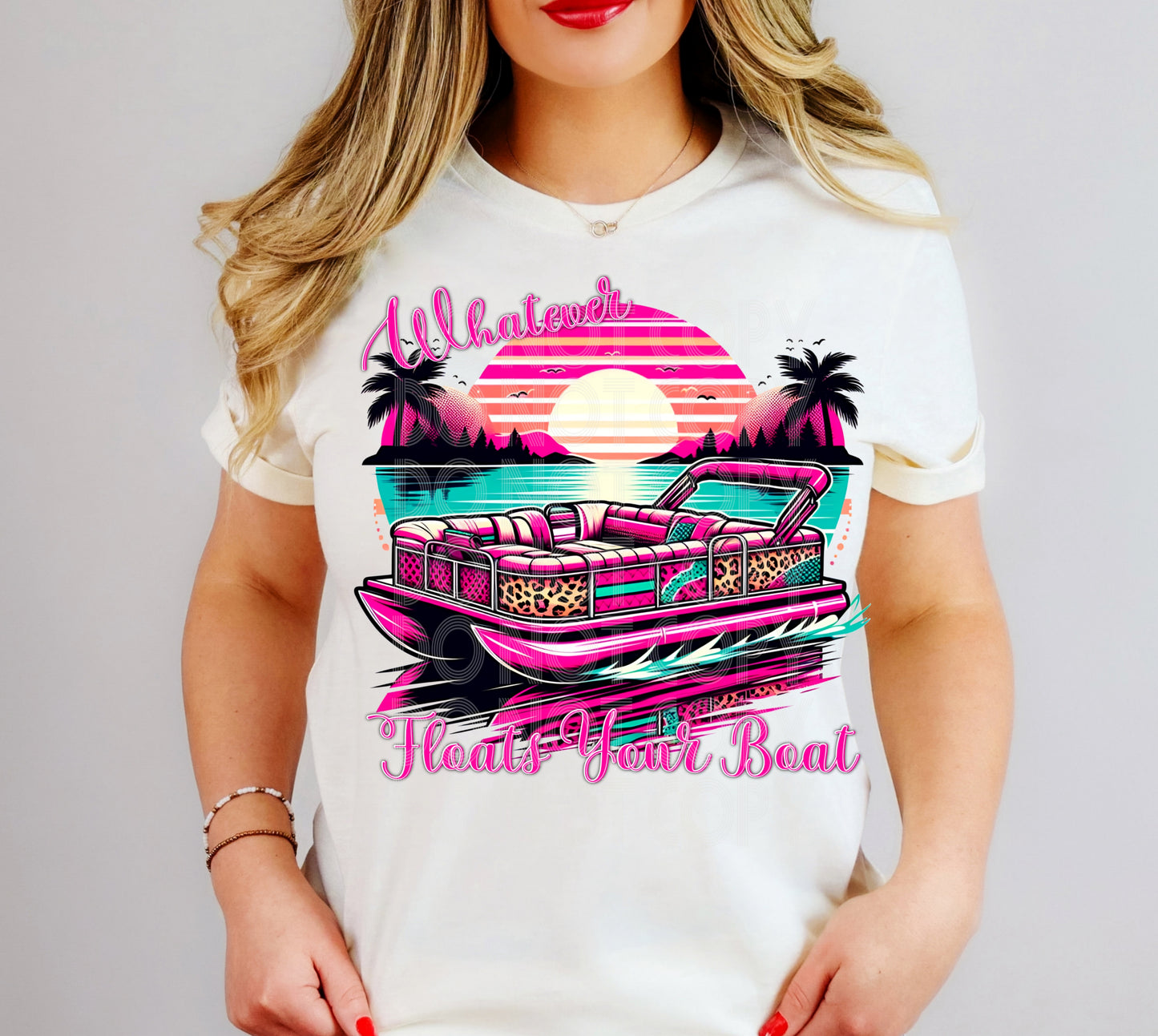 Whatever Floats Your Boat #5421 - Ready to Press DTF Transfer Full Color