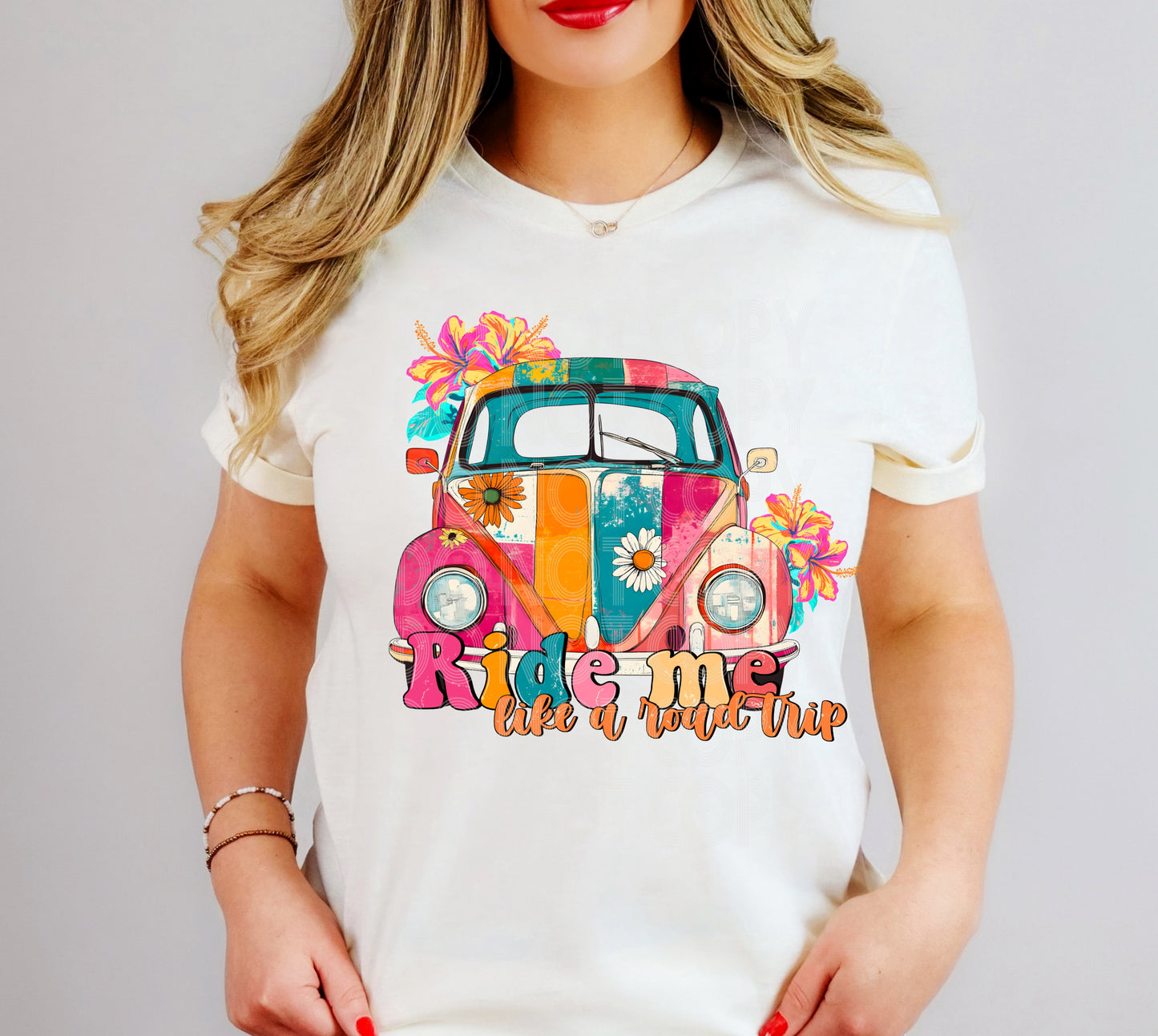 Ride Me Like A Road Trip #5422 - Ready to Press DTF Transfer Full Color