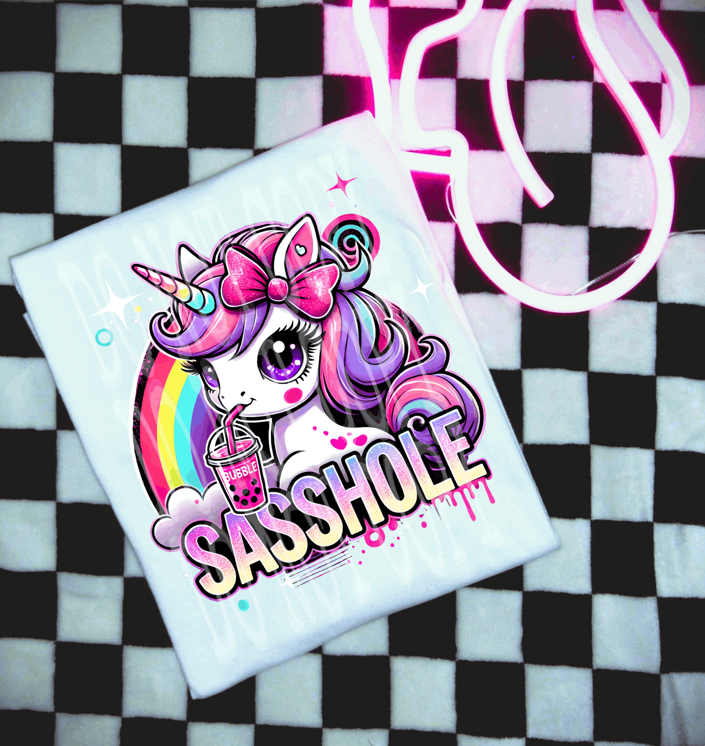 Sasshole #5432 - Ready to Press DTF Transfer Full Color