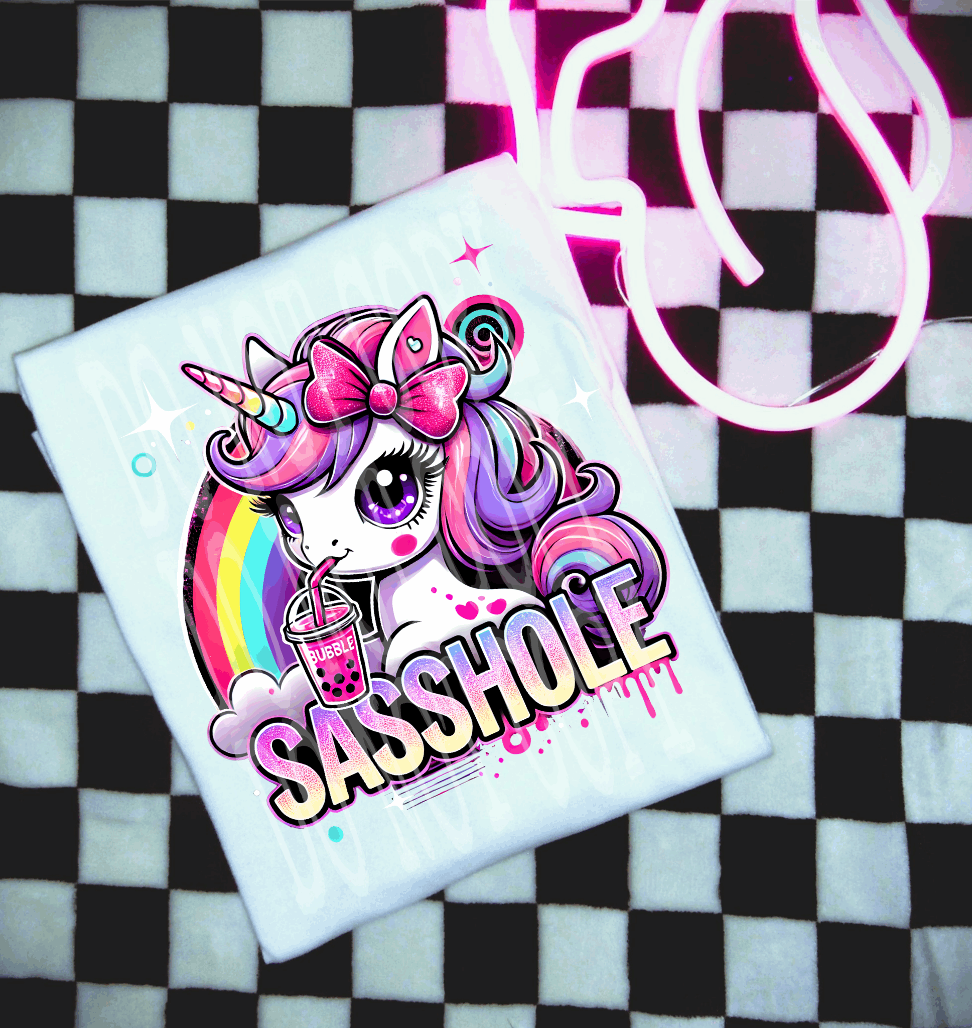 Sasshole #5432 - Ready to Press DTF Transfer Full Color