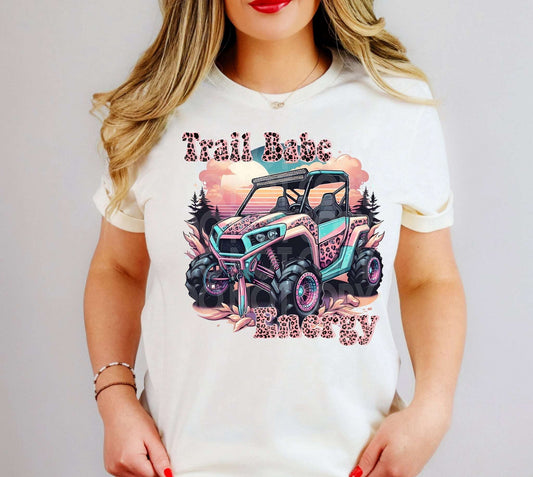 Trail Babe Energy #5449 - Ready to Press DTF Transfer Full Color