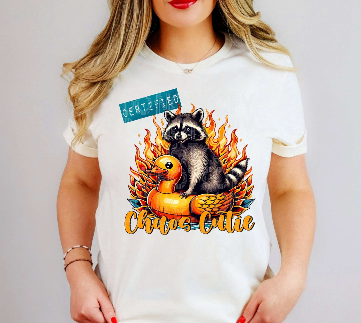 Certified Chaos Cutie #5447 - Ready to Press DTF Transfer Full Color