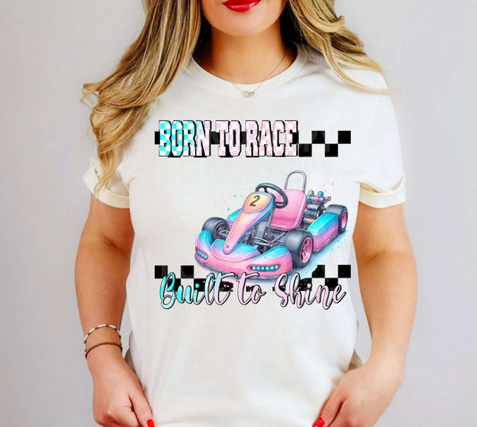 Born To Race #5445 - Ready to Press DTF Transfer Full Color
