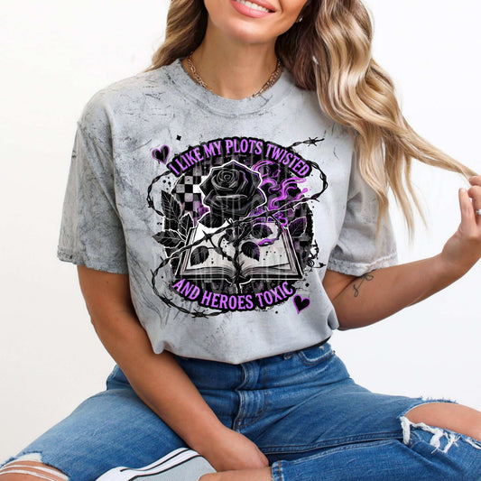 I Like My Plots Twisted #5462 - Ready to Press DTF Transfer Full Color