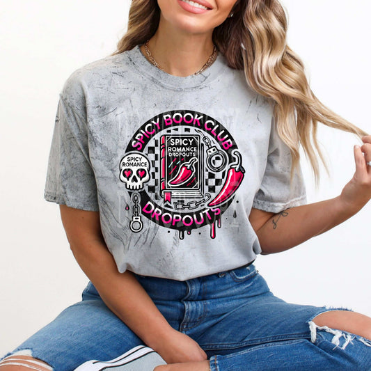 Spicy Book Club Dropouts #5466 - Ready to Press DTF Transfer Full Color