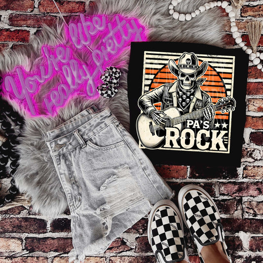 Pa's Rock #5469 - Ready to Press DTF Transfer Full Color