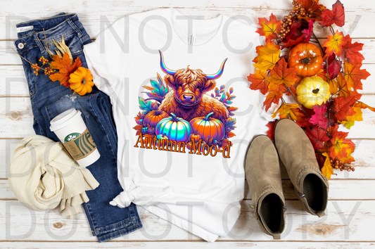 Autumn Moo-d #5473 - Ready to Press DTF Transfer Full Color