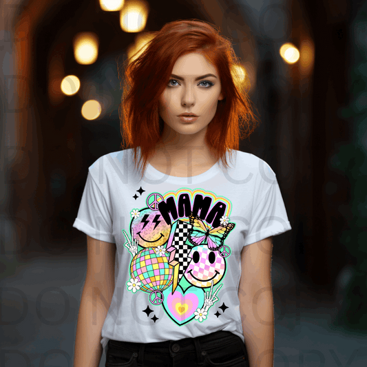 Mama Collage #5518 - Ready to Press DTF Transfer Full Color