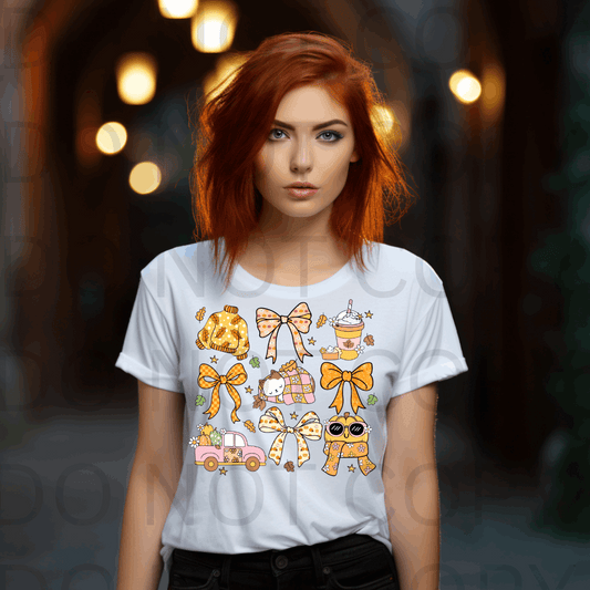 Retro Groovy Autumn #5514 - Ready to Press DTF Transfer Full Color