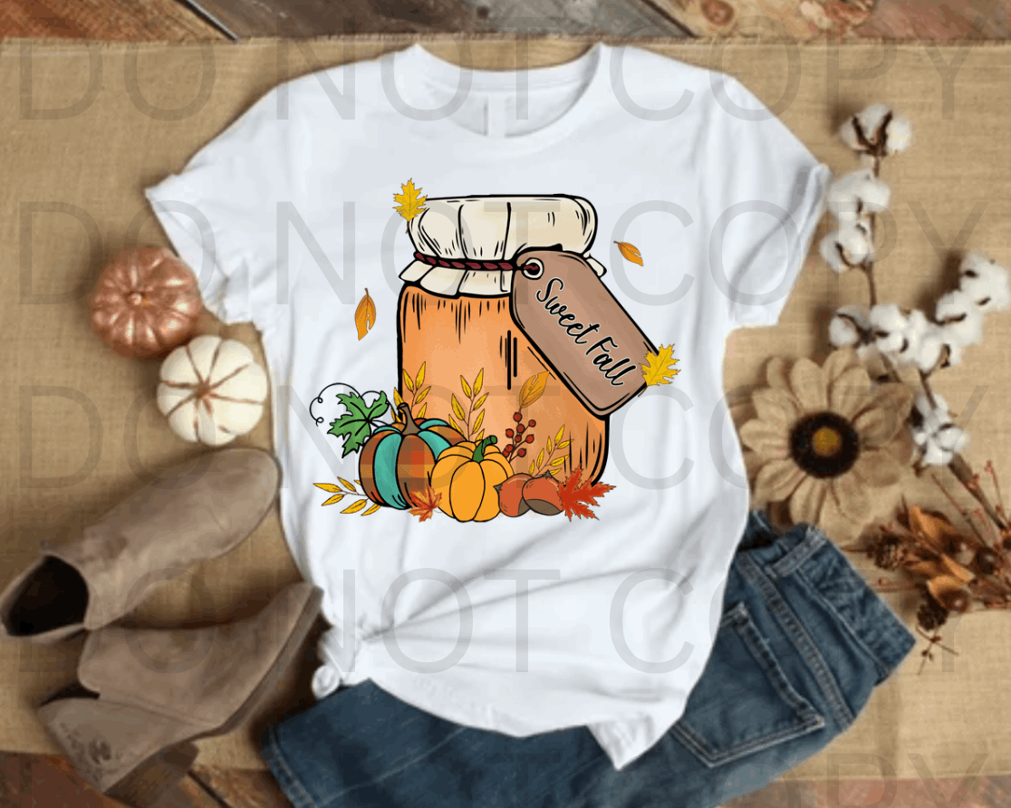 Sweet Fall #5538- Ready to Press DTF Transfer Full Color