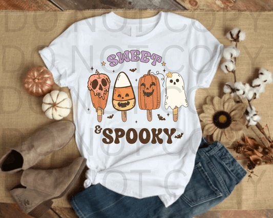 Sweet & Spooky #5539- Ready to Press DTF Transfer Full Color