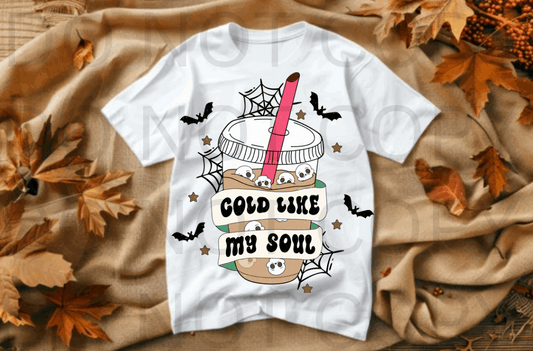 Cold Like My Soul #5545- Ready to Press DTF Transfer Full Color